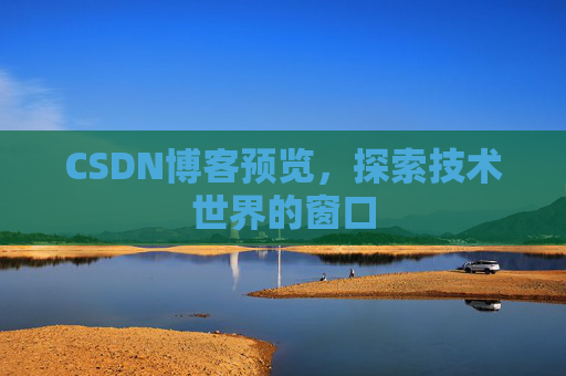 CSDN博客预览,探索技术世界的窗口